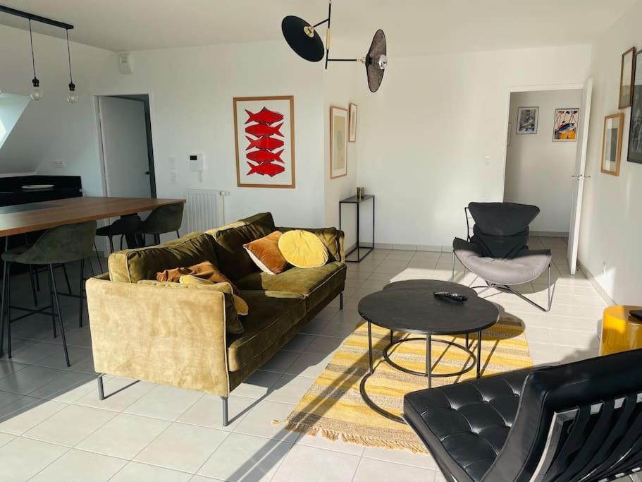 קונקרנו Appartement Lumineux Et Spacieux, Terrasse Et Parking Prive מראה חיצוני תמונה