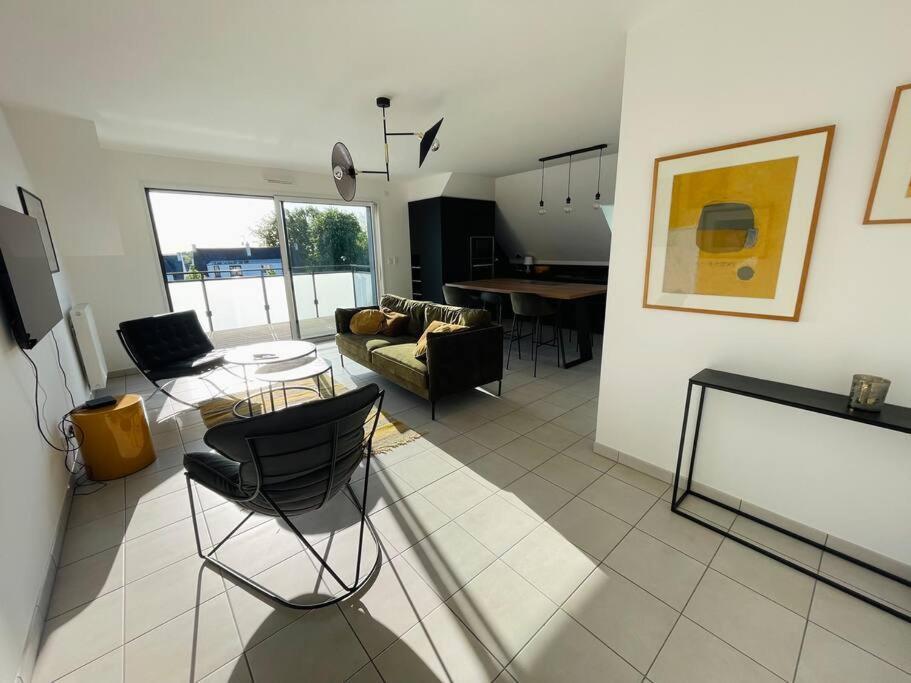 קונקרנו Appartement Lumineux Et Spacieux, Terrasse Et Parking Prive מראה חיצוני תמונה